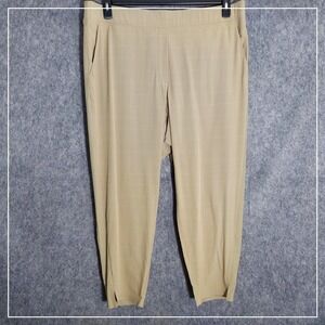 NWOT Athleta Pant Plus 20 Brooklyn Texture Ankle Windowpane Tapered Athleisure